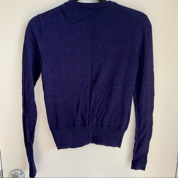 Ann Taylor wool embroidered sweater cardigan - Picture 2 of 6